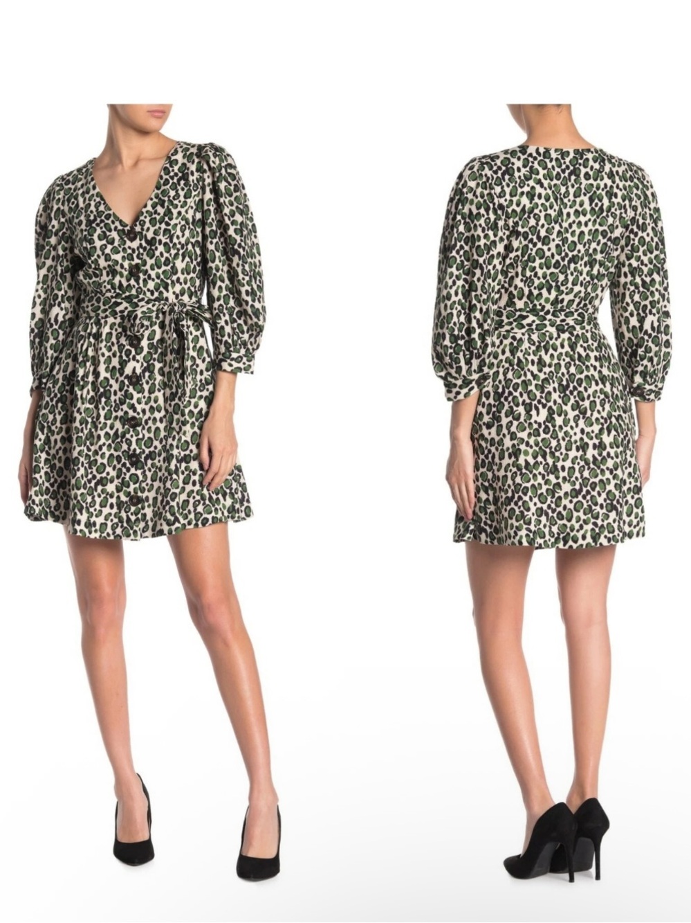Alexia Admor leopard print mini dress